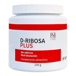 BSB LABS D-Ribosa Plus 250 g - Complément Alimentaire pour l'Énergie Cellulaire