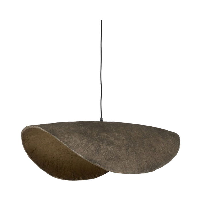 Suspension Blanc Doré