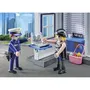 Playmobil 71733 - Salle d'interrogatoire de police avec relevé d'empreintes, Set Action Heroes, Les policiers, 38 pièces, Jouet à partir de 4 ans