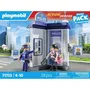 Playmobil 71733 - Salle d'interrogatoire de police avec relevé d'empreintes, Set Action Heroes, Les policiers, 38 pièces, Jouet à partir de 4 ans