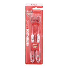 Epl Arsenal Set Duo Brosse à Dents pour Enfants - Rouge - 2 Pièces