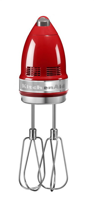 Kitchenaid 5KHM9212 Batteur-mélangeur (robot pâtissier) rouge avec 9 vitesses, taille compacte