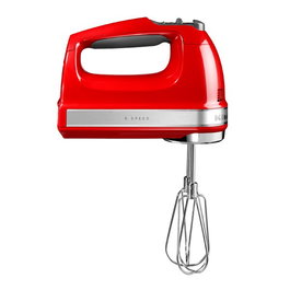 Kitchenaid 5KHM9212 Batteur-mélangeur (robot pâtissier) rouge avec 9 vitesses, taille compacte