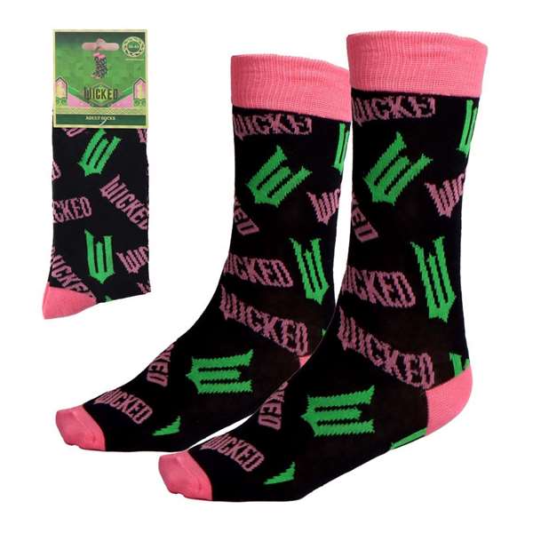 Wicked Tu Chaussettes Taille 36-43 - Cerdá - Pour Adulte - Couleur Gris Foncé