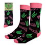 Wicked Tu Chaussettes Taille 36-43 - Cerdá - Pour Adulte - Couleur Gris Foncé