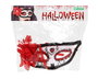 Masque pour Catrina blanc avec rose rouge et détails noirs - Décorations de crâne, pour Fête des Morts, Halloween