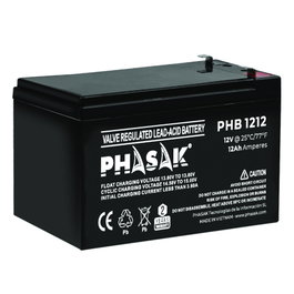 Phasak PHB 1212 Batería Plomo-Ácido 12V 12Ah Compatible SAI/UPS, Scellée Sans Entretien
