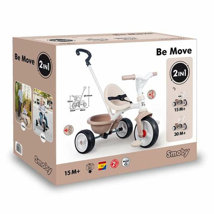 Smoby Be Move Tricycle Beige Métallisé