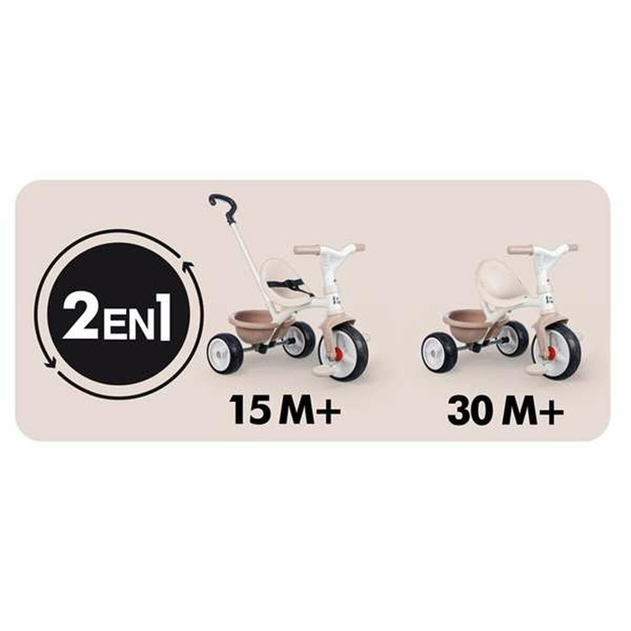 Smoby Be Move Tricycle Beige Métallisé