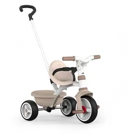 Smoby Tricycle évolutif 2 en 1 Be Move, idéal 15 mois à 3 ans, avec canne parentale réglable, pédales antidérapantes, siège sécurisé - Fabriqué en Espagne