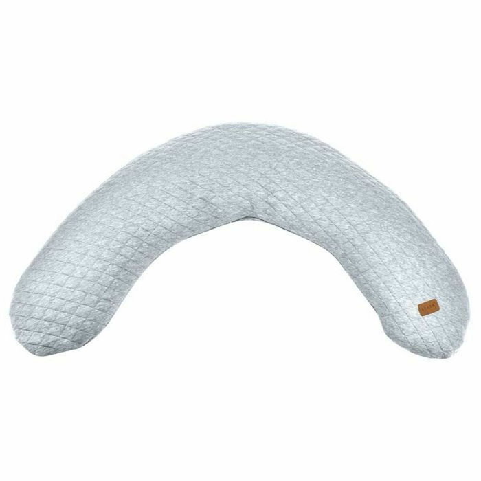 Béaba Big Flopsy Coussin d'allaitement et de maternité Fleur de coton Gris Chiné Béaba Big Flopsy Coussin d'allaitement et de maternité Fleur de coton Gris Chiné