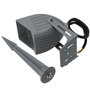 Projecteur LED 3W IP65 2700K avec piquet, Gris