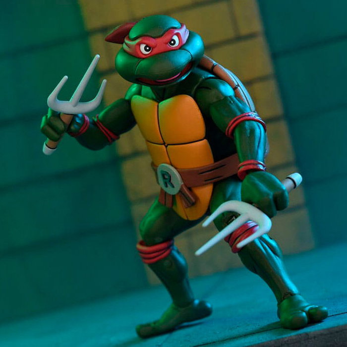 NECA Ultimate Raphael VHS Scale Action Figure 18cm