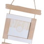 BigBuy Home Cadre photo Blanc Naturel Bois MDF