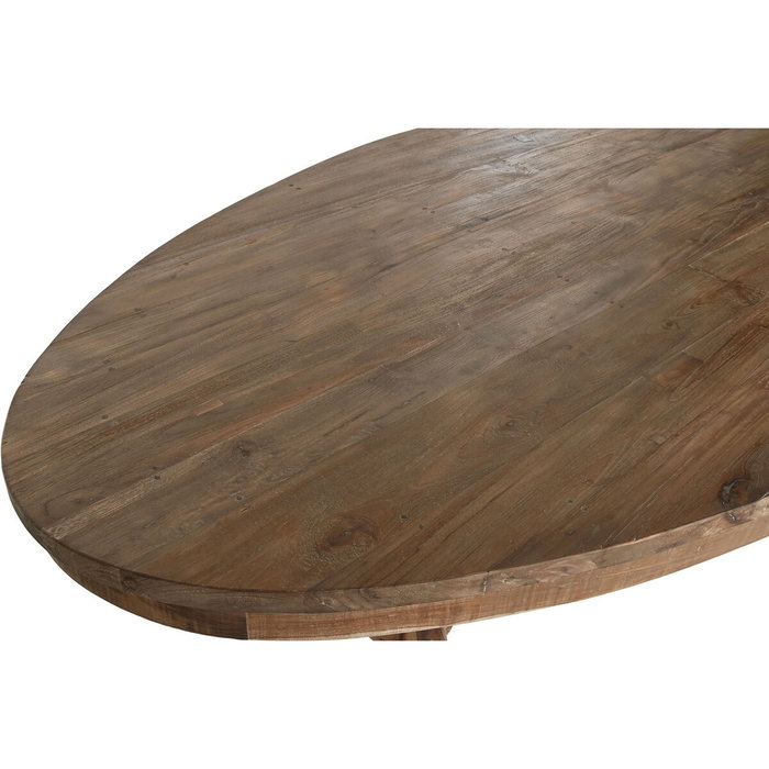 Table de Salle à Manger Home ESPRIT Naturel bois de teck 220 X 110 X 78 cm Table de Salle à Manger Home ESPRIT Naturel bois de teck 220 X 110 X 78 cm