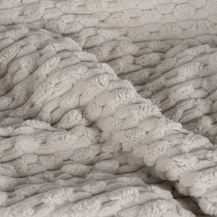 Couvre-lit Beige 230 x 1 x 260 cm