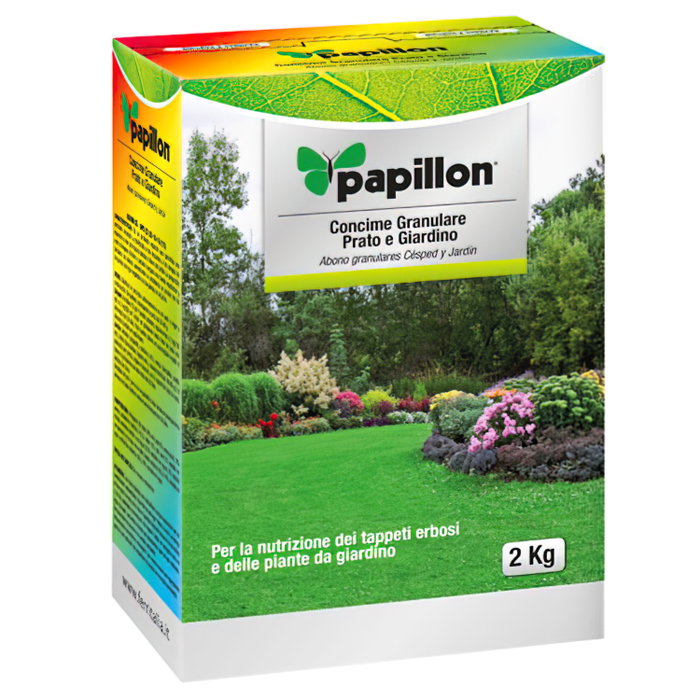 PAPILLON Engrais en granulés gazon/jardin 2 kg PAPILLON Engrais en granulés gazon/jardin 2 kg