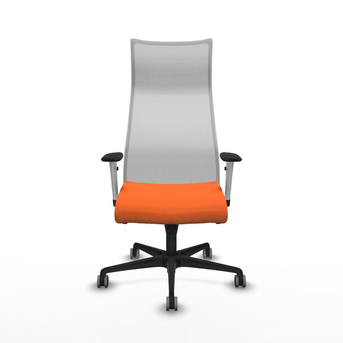 Piqueras y Crespo Chaise de Bureau Albacete Orange et Blanc