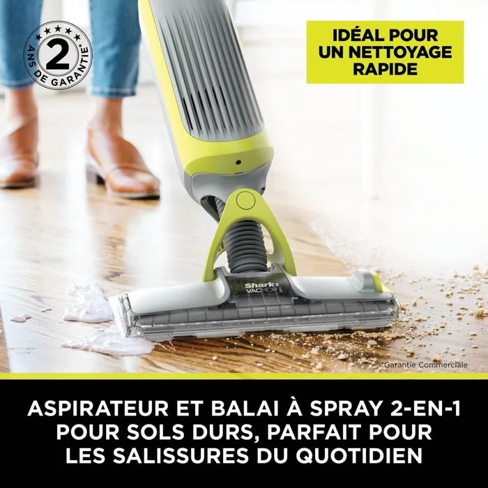 Shark VM200EU Aspirateur balai sans fil 2-en-1 avec nettoyage par pulvérisation