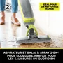 Shark VM200EU Aspirateur balai sans fil 2-en-1 avec nettoyage par pulvérisation