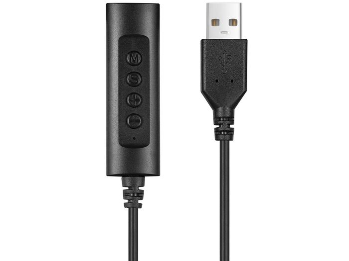 Sandberg - Micro-casque bureau 2-en-1 avec connectivité Jack et USB pour réunions en ligne
