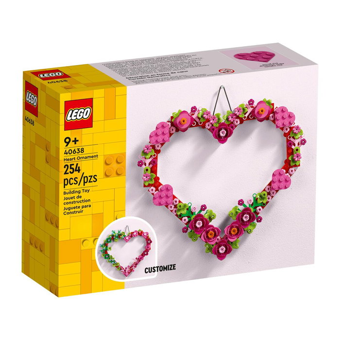 LEGO 40638 Décoration en Forme de Cœur Icons LEGO 40638 Décoration en Forme de Cœur Icons