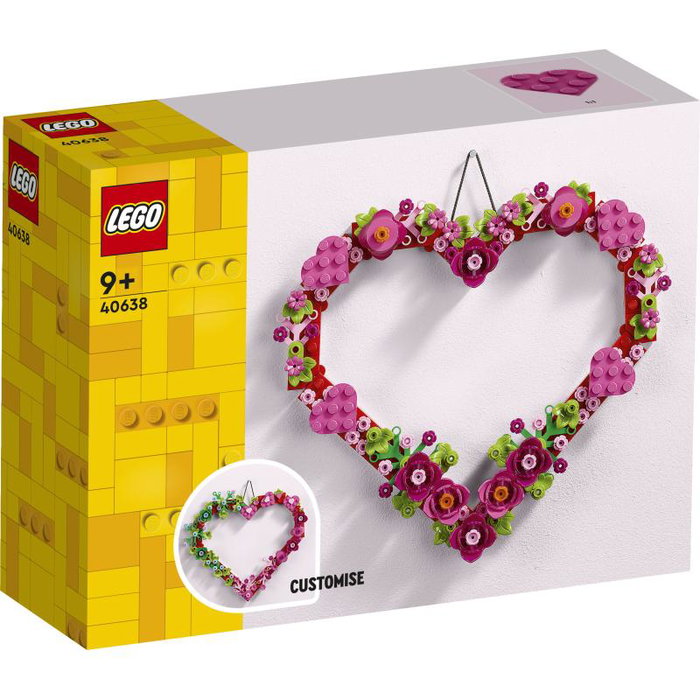 LEGO 40638 Décoration en Forme de Cœur Icons LEGO 40638 Décoration en Forme de Cœur Icons