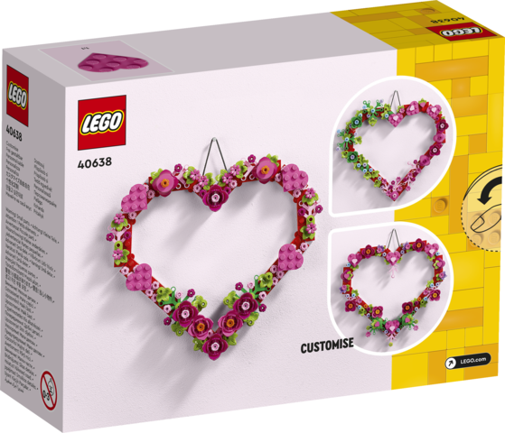 LEGO 40638 Décoration en Forme de Cœur Icons LEGO 40638 Décoration en Forme de Cœur Icons