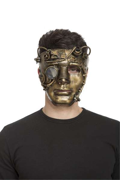 My Other Me Masque Steampunk Taille Unique - Version Multilingue (Espagnol, Anglais, Français, Italien, Portugais, Allemand)