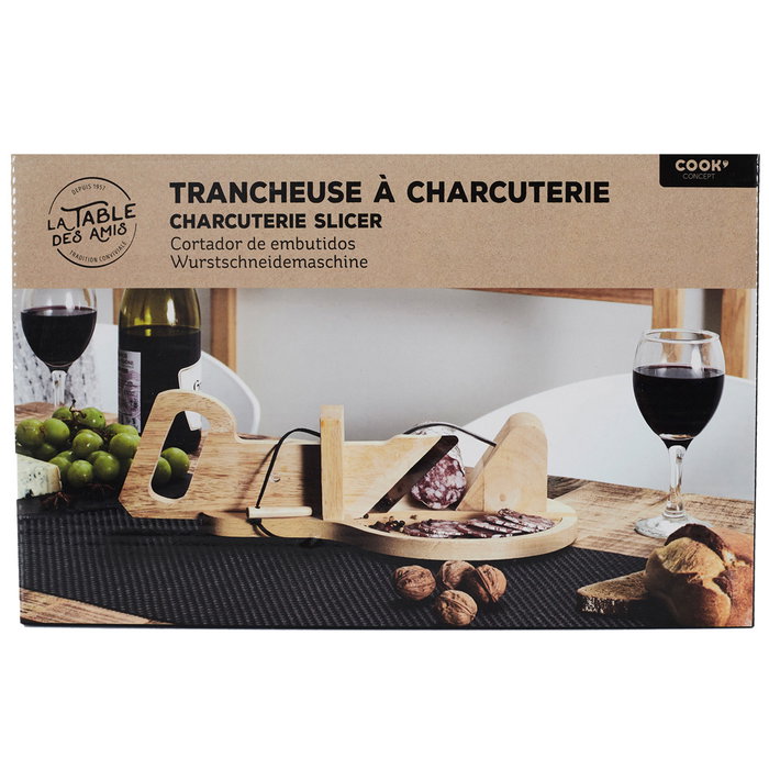 Cook Concept Coupe-charcuterie rond en bois BISTROT