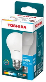 TOSHIBA Essential A60 LED E27 8W 6500K