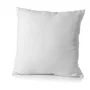 Home Linge Passion Lot de 2 Taies d'oreiller 63 x 63 cm Blanc Microfibres