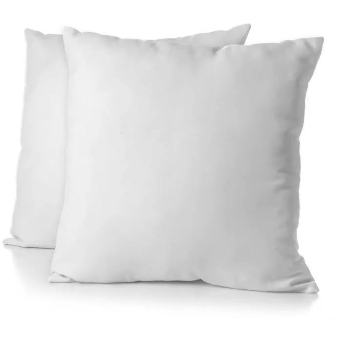 Home Linge Passion Lot de 2 Taies d'oreiller 63 x 63 cm Blanc Microfibres Home Linge Passion Lot de 2 Taies d'oreiller 63 x 63 cm Blanc Microfibres