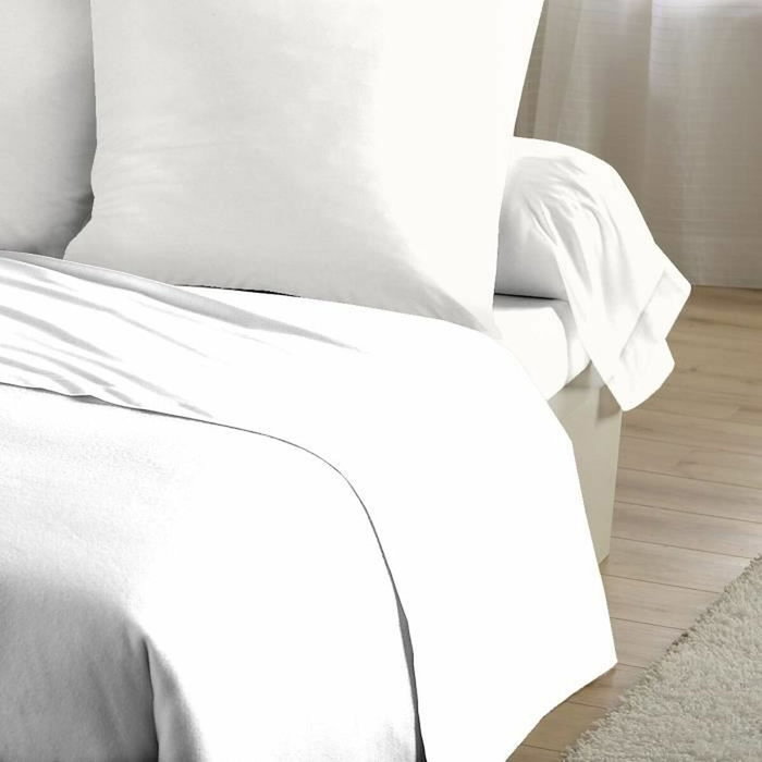 Home Linge Passion Lot de 2 taies d'oreiller Microfibre Blanc 63 x 63 cm Home Linge Passion Lot de 2 taies d'oreiller Microfibre Blanc 63 x 63 cm