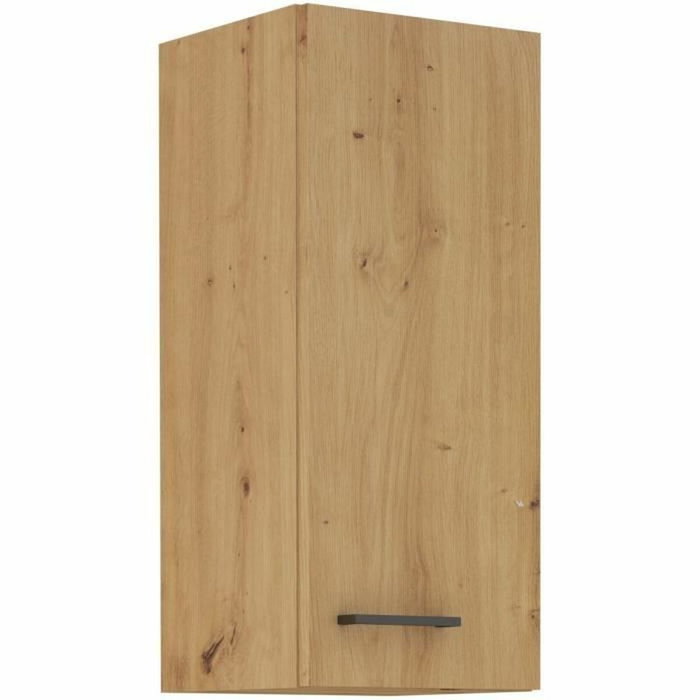 BigBuy Home Meuble haut MODENA 2 portes - Chêne artisan / Noir mat BigBuy Home Meuble haut MODENA 2 portes - Chêne artisan / Noir mat