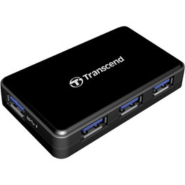 Transcend HUB3 USB 3.1 Gen 1 Hub USB 3.0 à 4 ports Noir