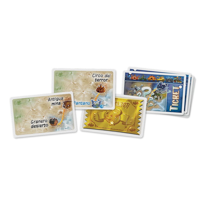 Days of Wonder DW720835 ¡Aventureros al Tren! El Tren Fantasma - Jeu de société en espagnol pour enfants dès 6 ans