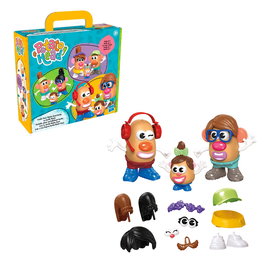 Playskool Potato Head Crea Tu Familia F9408 - Jeu de construction créatif avec 2 corps adultes, 1 bébé et 41 accessoires - Famille Mr. Potato Head - À partir de 2 ans