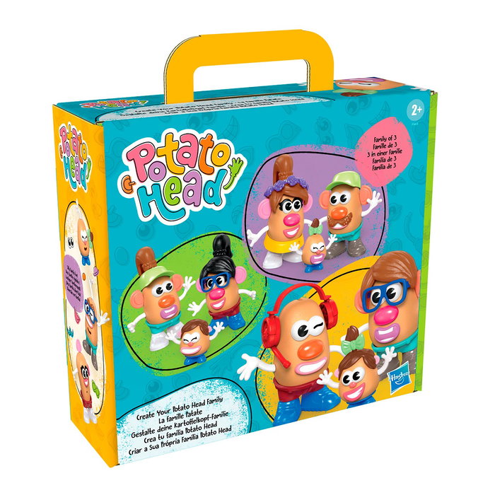 Playskool Potato Head Crea Tu Familia F9408 - Jeu de construction créatif avec 2 corps adultes, 1 bébé et 41 accessoires - Famille Mr. Potato Head - À partir de 2 ans