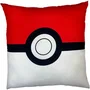Pokemon Coussin Carré Double Face Pikachu et Starter 1G II Microfibre 40 x 40 cm