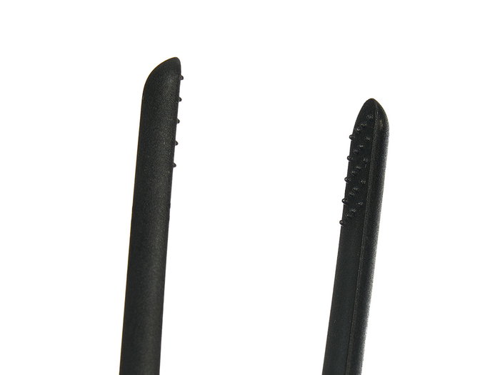 Kinvara Pince de Cuisine Étroite 28 x 2 x 5 cm Plastique PBT Noir (Set de 24)
