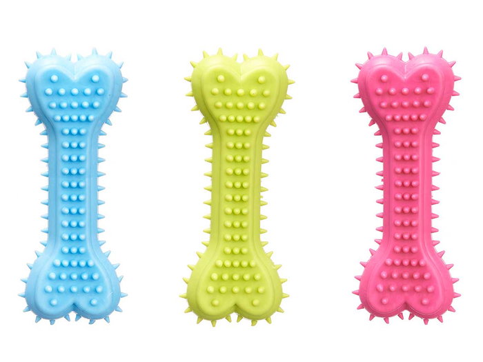 MASCOW Os en Silicone Grande Taille 15cm Assortiment de Couleurs MASCOW Os en Silicone Grande Taille 15cm Assortiment de Couleurs