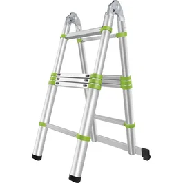 Fieldmann FZZ 4003 - Échelle télescopique 3.2 m, 10 échelons, Aluminium, Capacité 150 kg, Usage intérieur/extérieur, 11.5 kg