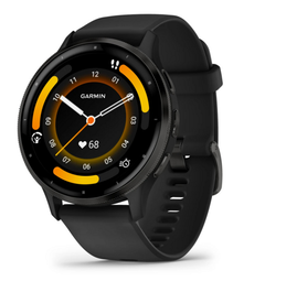 Garmin Montre connectée Venu 3 - 010-02784-01 - Noir - Cardiofréquencemètre, GPS, Bluetooth, Écran AMOLED