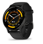 Garmin Venu 3, Bracelet Silicone Noir, Écran AMOLED 1,4 po