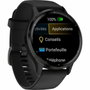 Garmin Venu 3, Bracelet Silicone Noir, Écran AMOLED 1,4 po