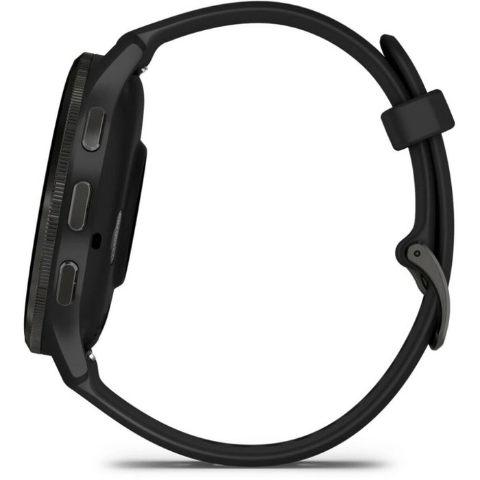 Garmin Venu 3, Bracelet Silicone Noir, Écran AMOLED 1,4 po