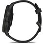 Garmin Venu 3, Bracelet Silicone Noir, Écran AMOLED 1,4 po
