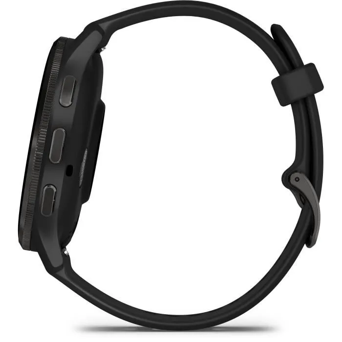 Garmin Montre Connectée GPS Venu 3 - 35.4 mm (1.4") - Boîtier acier gris, bracelet silicone noir - WiFi, autonomie 14 jours, suivi santé et fitness Garmin Montre Connectée GPS Venu 3 - 35.4 mm (1.4") - Boîtier acier gris, bracelet silicone noir - WiFi, autonomie 14 jours, suivi santé et fitness