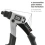 WOLFPACK LINEA PROFESIONAL Remachadora Forjada Plus 1 Mano